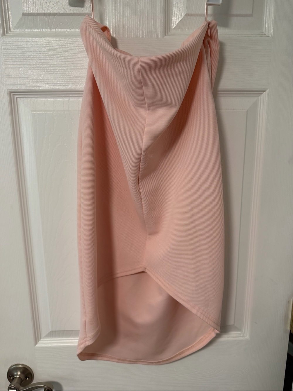 Women's Blush Pink Midi Skirt